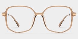 Payton Geometric Beige Glasses0