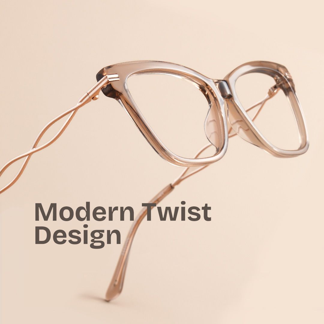 Mason Eyeglasses in Cat Eye Beige Frame | Zeelool1