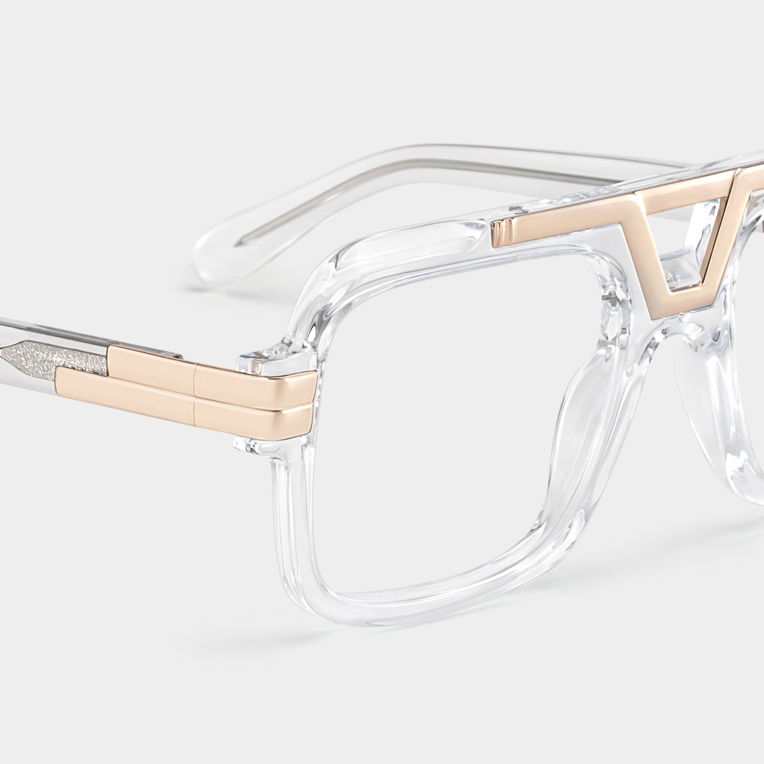 Croswell aviator transparent glasses for men Online | ZEELOOL