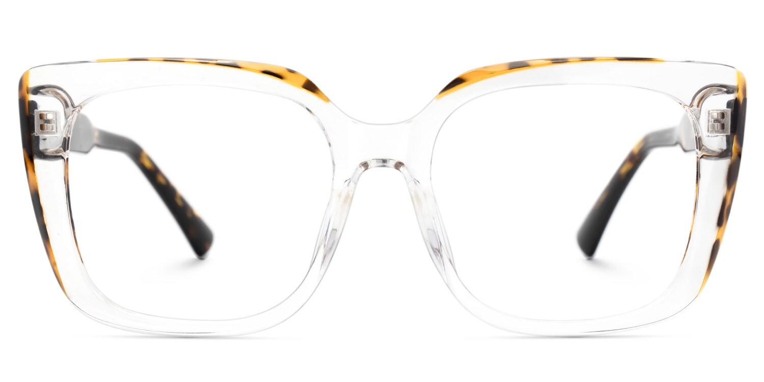 Valdez Crystal Eyeglasses with Square Design0