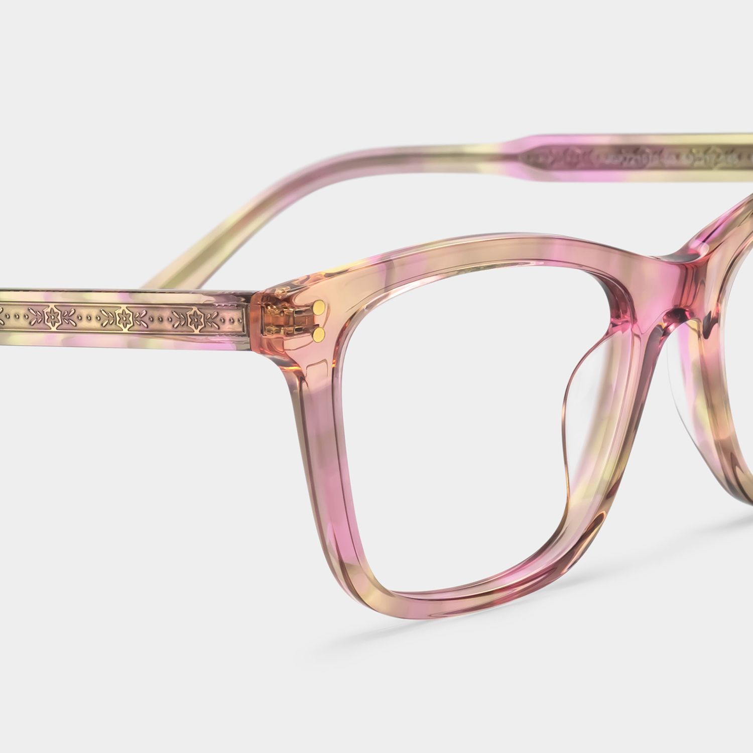 Tyler Tortoise Square Artistic Eyeglass Frames | ZEELOOL