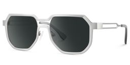 Hype Geometric Silver Glasses3