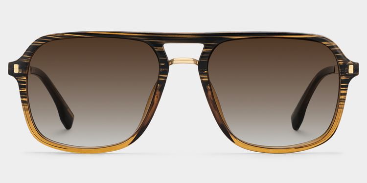 Kilworth Aviator Brown Glasses