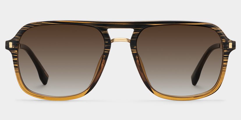 Kilworth Aviator Brown Glasses