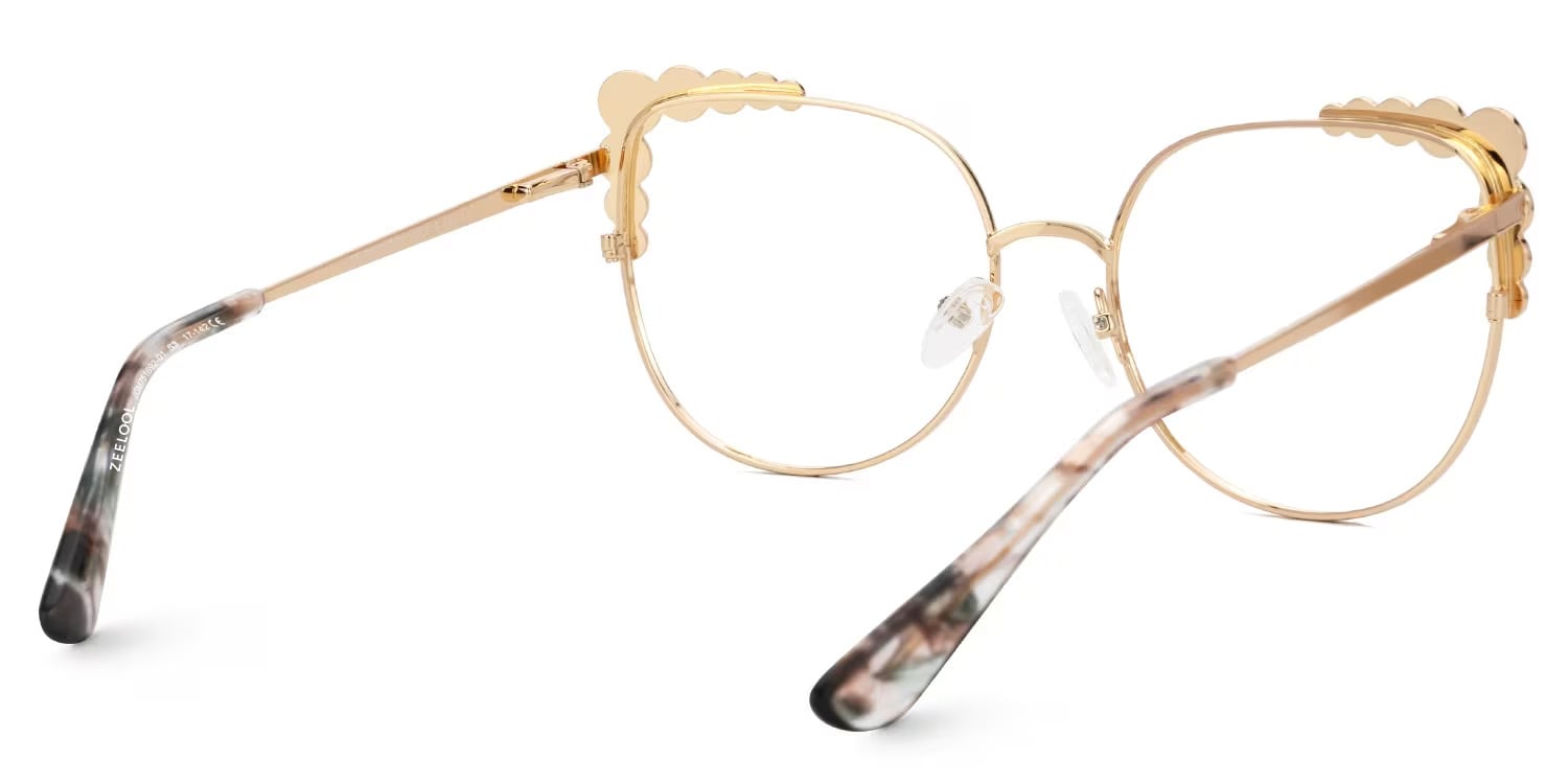 Designer Wallice Glasses in Metal Full-Frame3