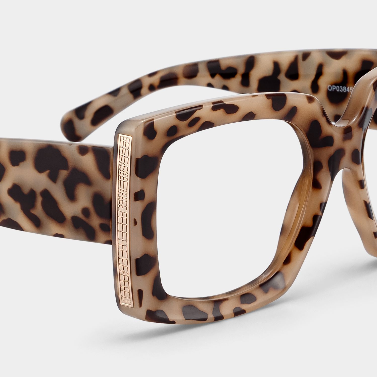 Yael Square Light-Tortoise Glasses | Zeelool Glasses