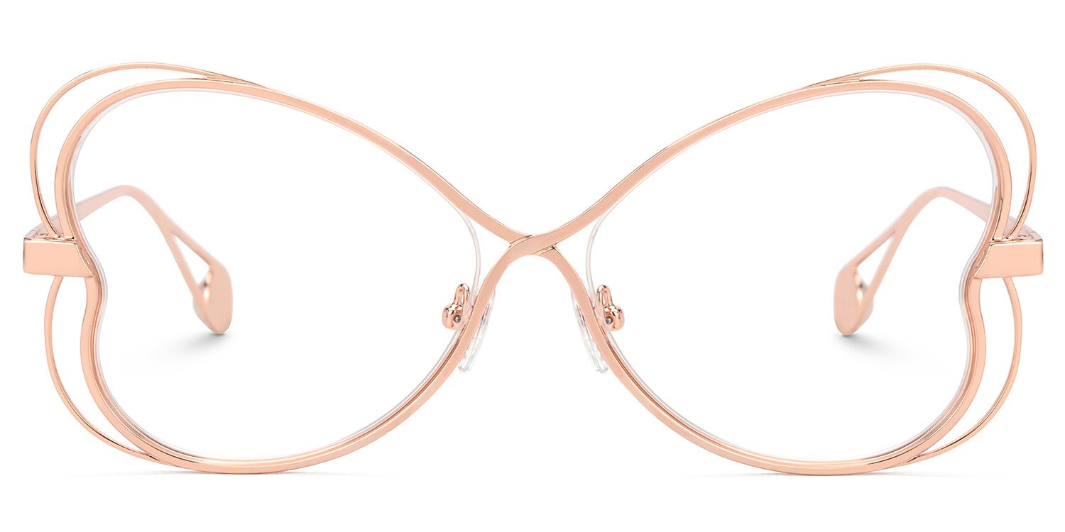 Designer Aretha Glasses in Metal Full-Frame0