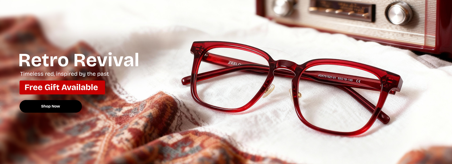 Zeelool optical eyeglasses online store TopBanner2