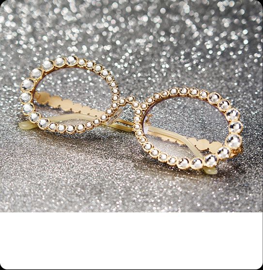 Brandon Square Black Glasses