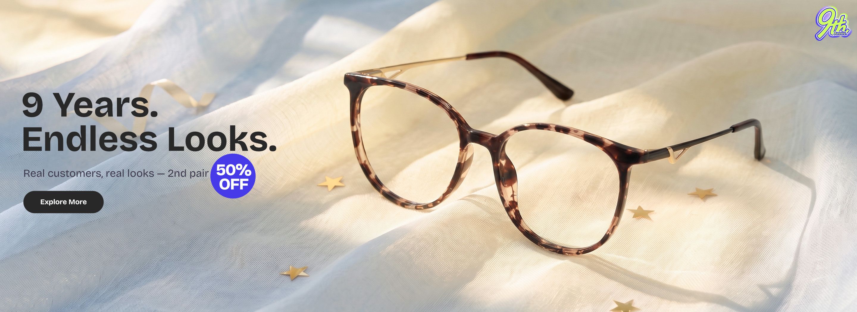Zeelool optical eyeglasses online store TopBanner1