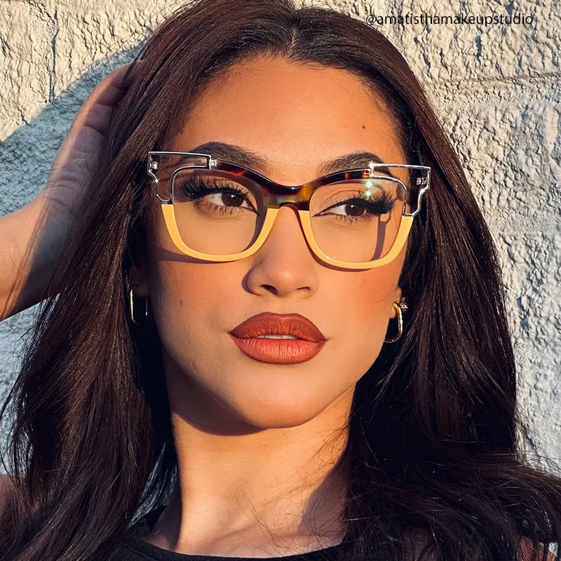 Rhoden Cateye Yellow Glasses good-img