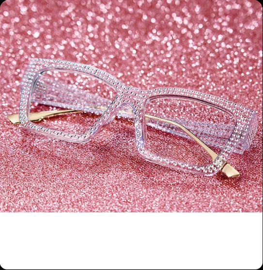 Fidelia Cat Eye Black Glasses