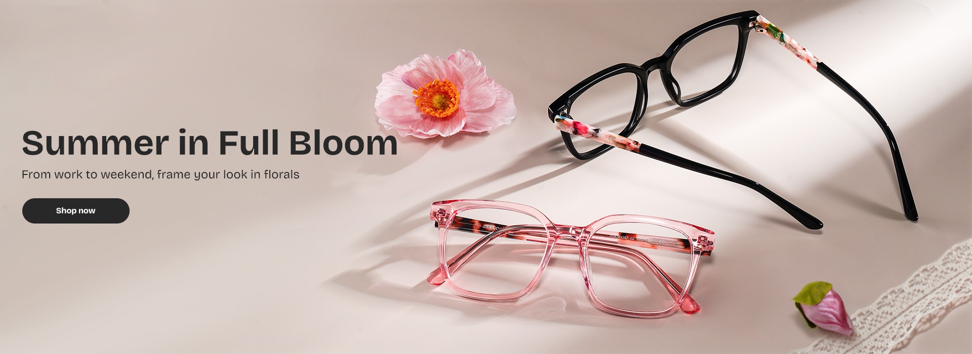 Zeelool optical eyeglasses online store TopBanner1