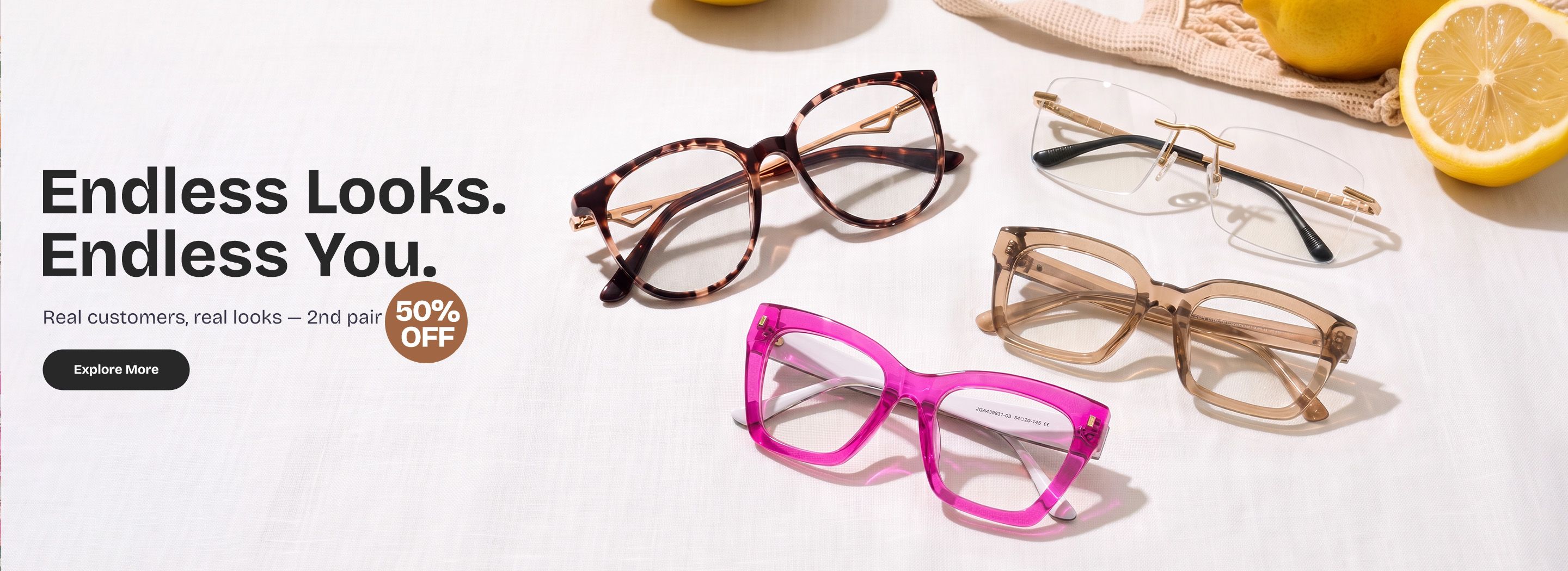 Zeelool optical eyeglasses online store TopBanner2