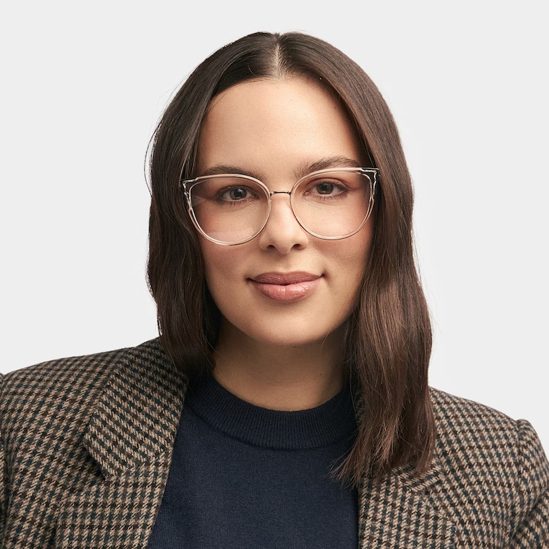 Estrada Cateye Black-Crystal Glasses good-img