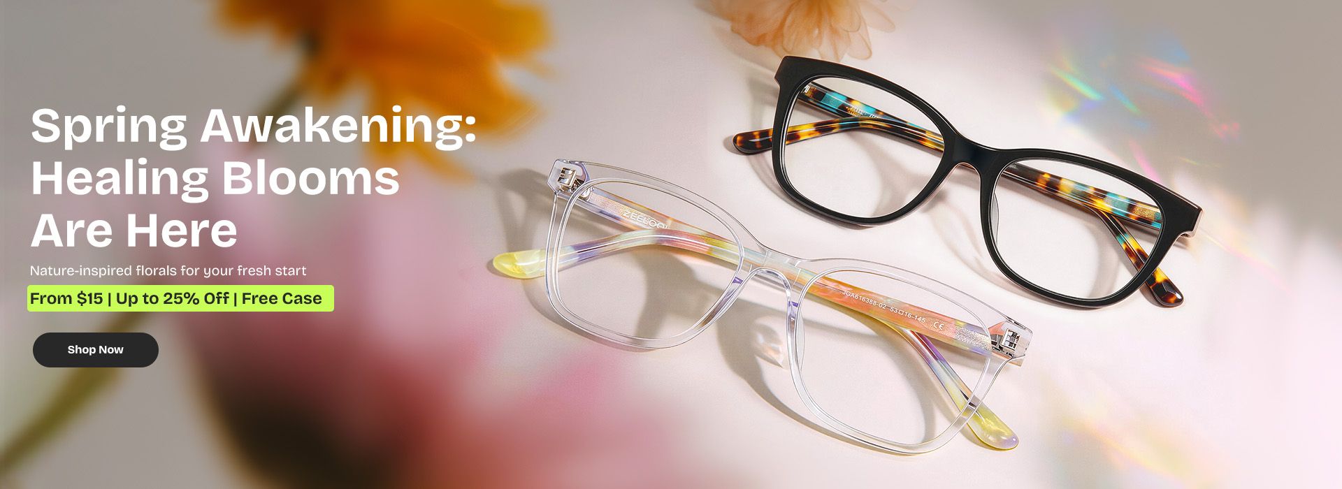 Zeelool optical eyeglasses online store TopBanner2