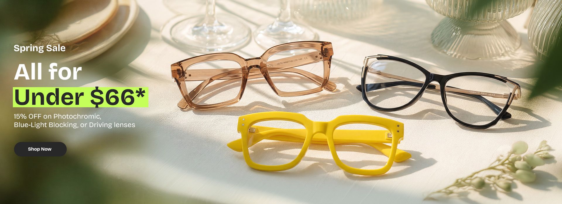 Zeelool optical eyeglasses online store TopBanner0