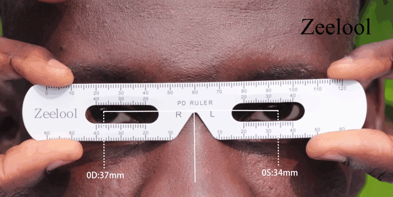 Eye Pd Ruler How To Measure Your Pupillary Distance (PD) | ZEELOOL UK