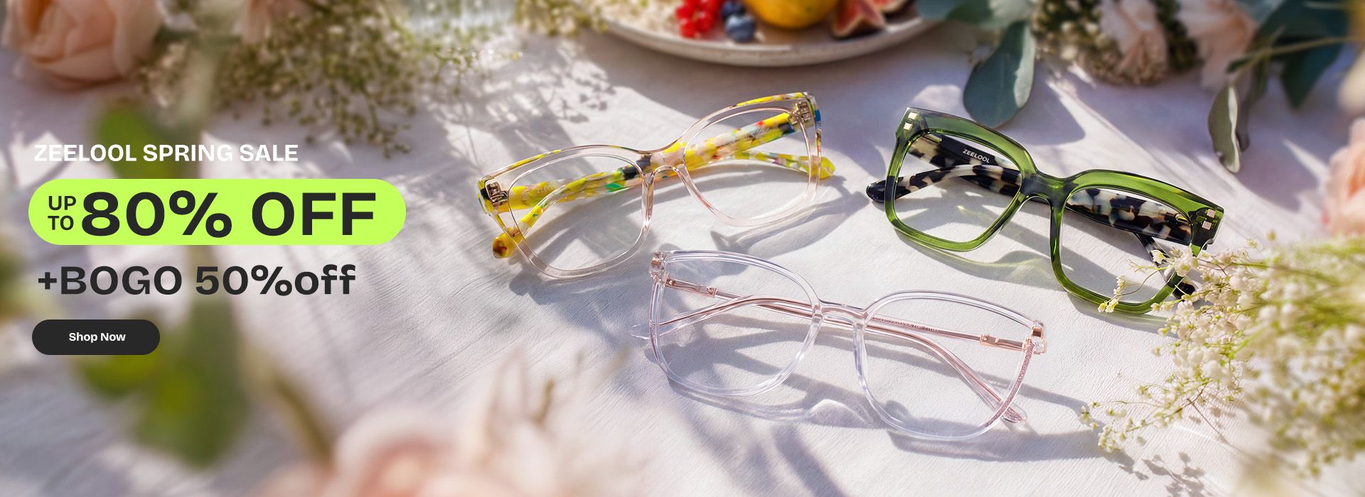 Zeelool optical eyeglasses online store TopBanner0