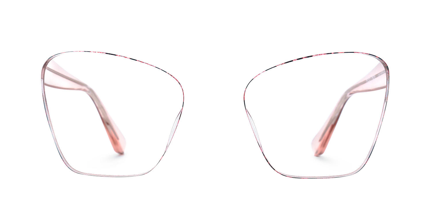 Ansyah Cateye Pink Leopard Glasses