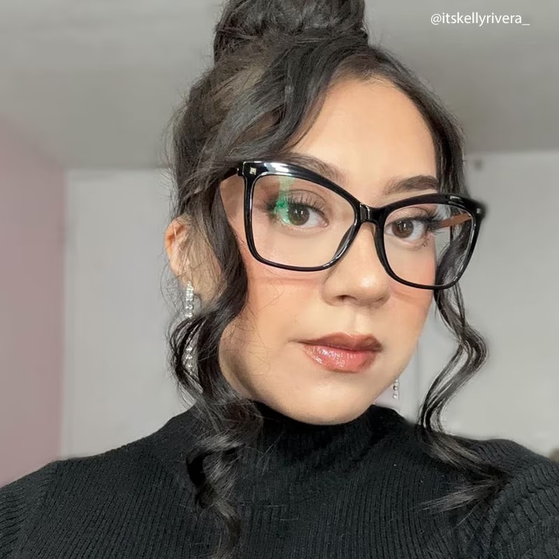 Isaebella Butterfly Black Glasses good-img