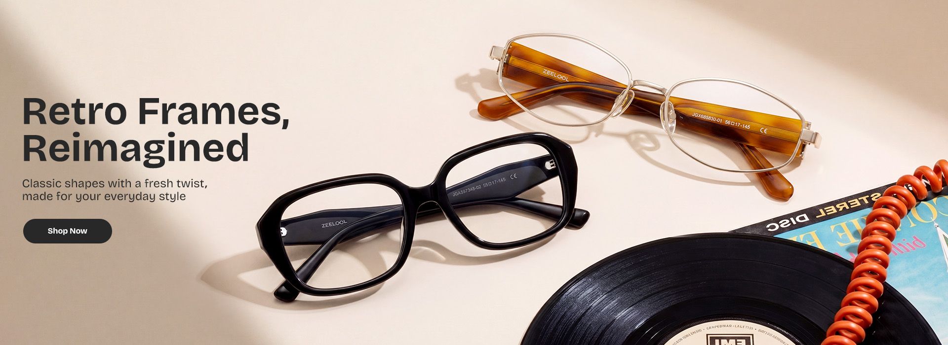 Zeelool optical eyeglasses online store TopBanner0