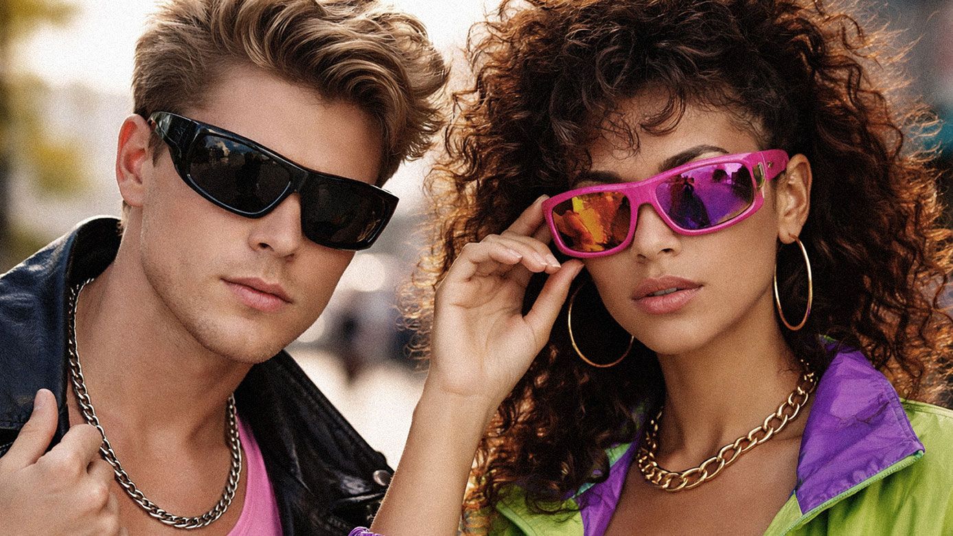 Retro-Futuristic Flash A Guide to 1980s Sunglasses Style | ZEELOOL