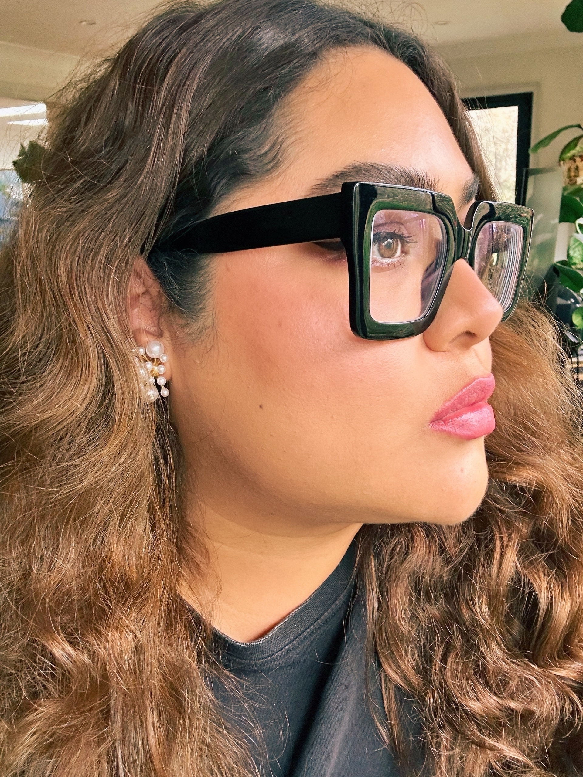 Brandon Square Red Glasses | Zeelool Glasses