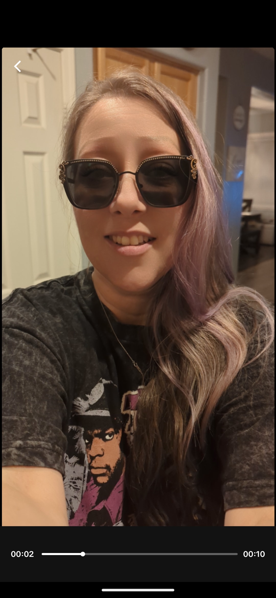 Women's Purple Glasses Frames in Square Shape