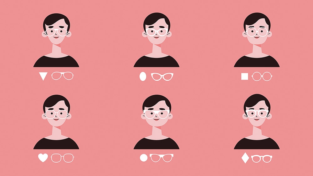 Flattering Eyeglass Frame Shapes for old Women