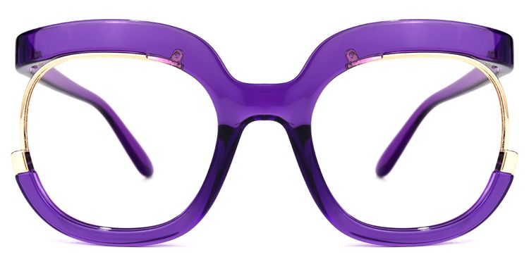 Darice Round Purple Glasses