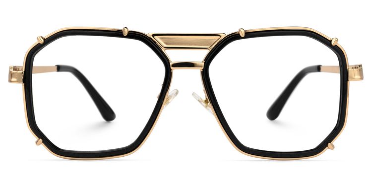 Rumble Geometric Black Glasses