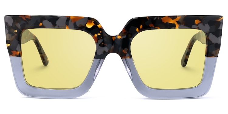 Brandon Square Gray Sunglasses