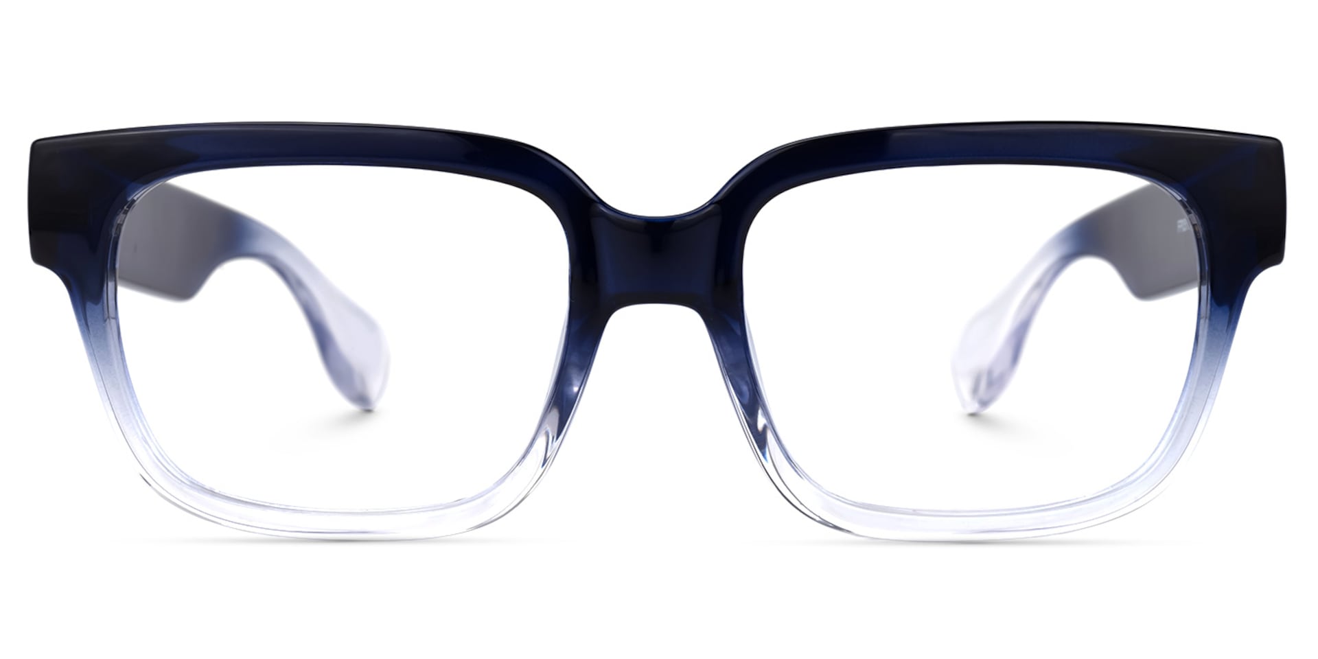 Colin Rectangle Dark-Blue Glasses | Zeelool Glasses0