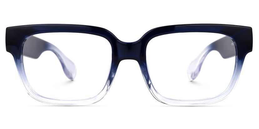 Colin Dark-Blue Rectangle Glasses