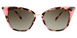 Chandrikar Cat Eye Pink-Floral Sunglasses0