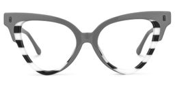 Jacek Cateye Gray Glasses0