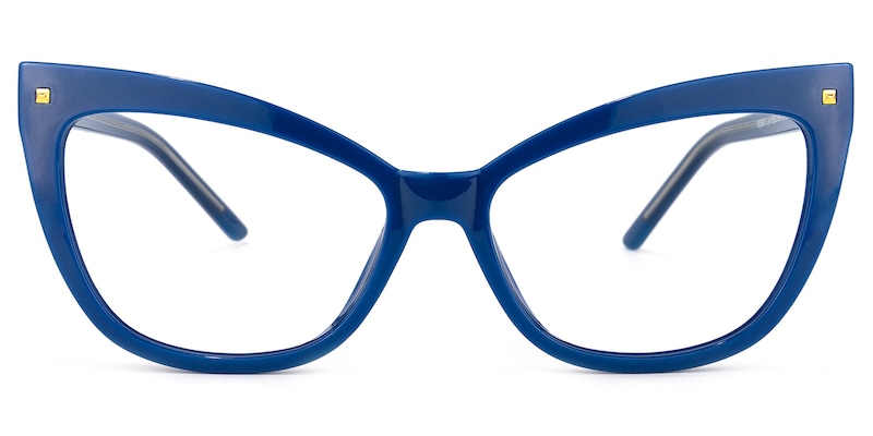 Niamh Cateye Blue Glasses | Zeelool Glasses0