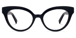 Miya Cateye Dark Blue Glasses0