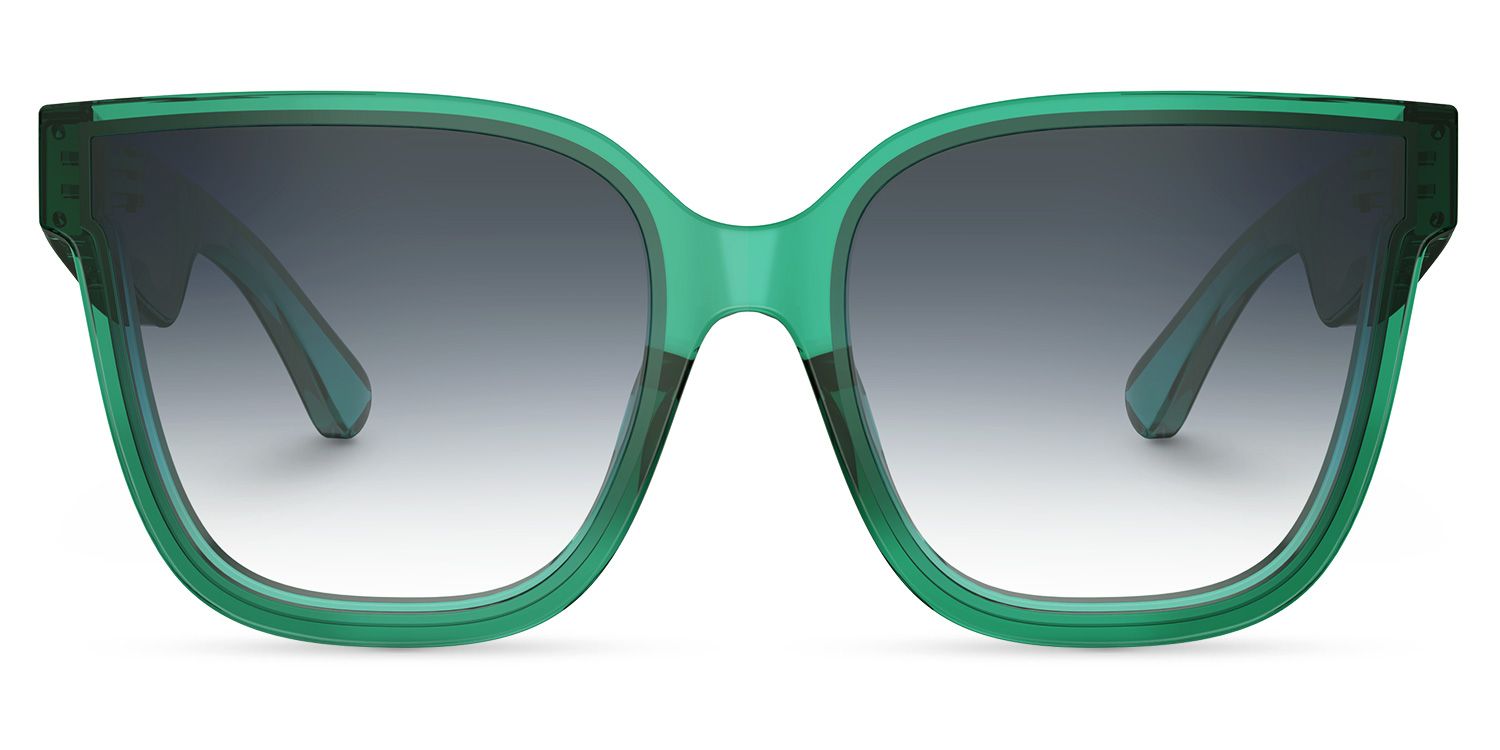Boman Square Green Bluetooth Sunglasses | Zeelool Glasses0