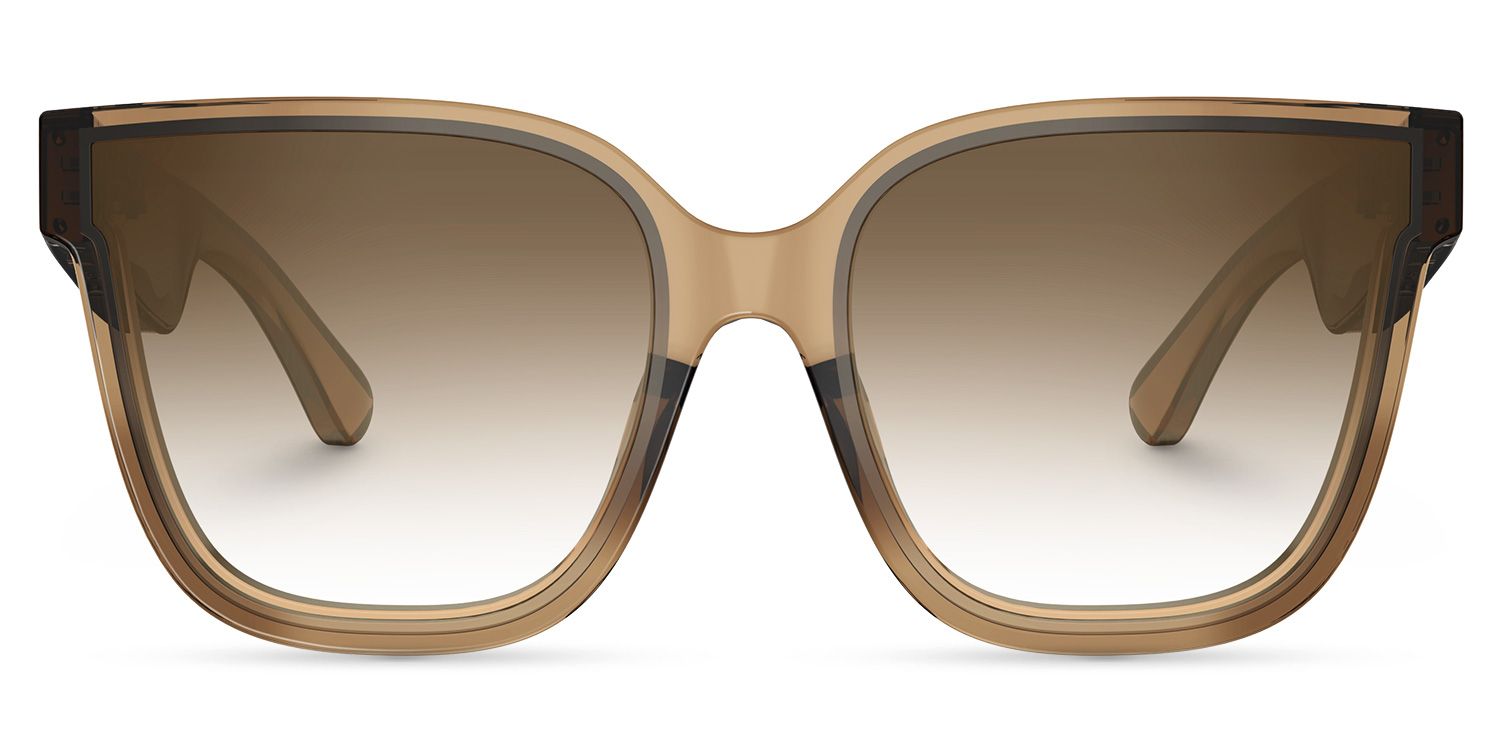 Boman Square Brown Bluetooth Sunglasses | Zeelool Glasses0