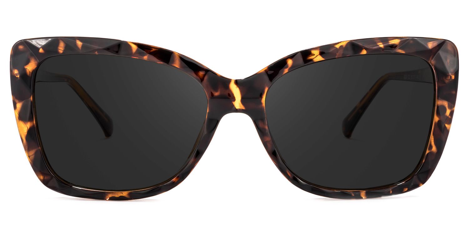 Edna Tr90 Yellow-Tortoise Frame Sunglasses | ZEELOOL0