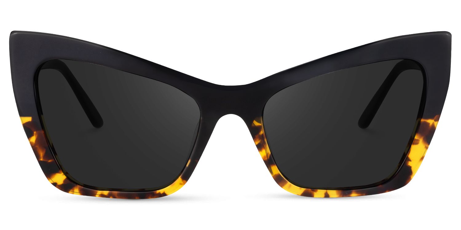 Driscoll Yellow-Tortoise Cat Eye Polarized Sunglasses for Driving | ZEELOOL0