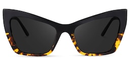 Driscoll Cateye Yellow-Tortoise Sunglasses0
