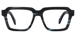 Richard Rectangle Green Glasses0