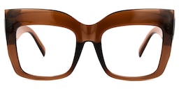 Alberta Cateye Brown Glasses0