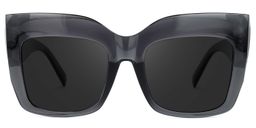 Alberta Cateye Gray Sunglasses0