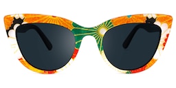 Makie Cateye Black Sunglasses0