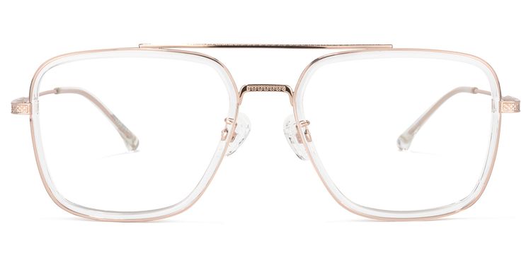 Nayeli Aviator Clear Glasses