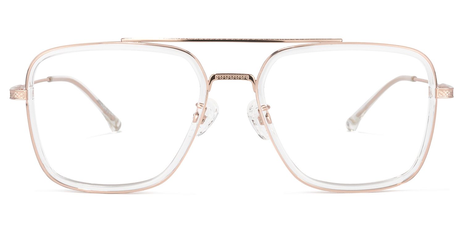 Nayeli Aviator Clear Glasses | Zeelool Glasses0